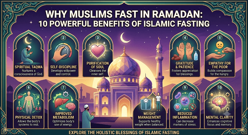 Why Muslims Fast in Ramadan: 10 Powerful Benefits of Islamic Fasting