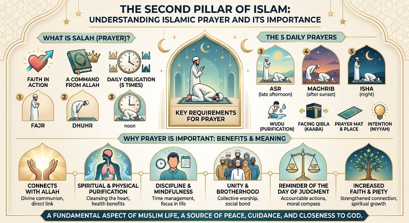 The Second Pillar of Islam: Understanding Islamic Prayer and Its Importance
