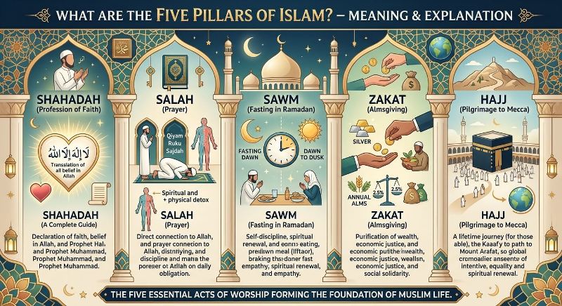 What Are the Five Pillars of Islam? Meaning & Explanation