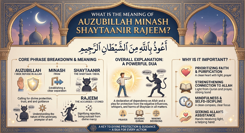 What is the Meaning Auzubillah Minash Shaytaanir Rajeem?